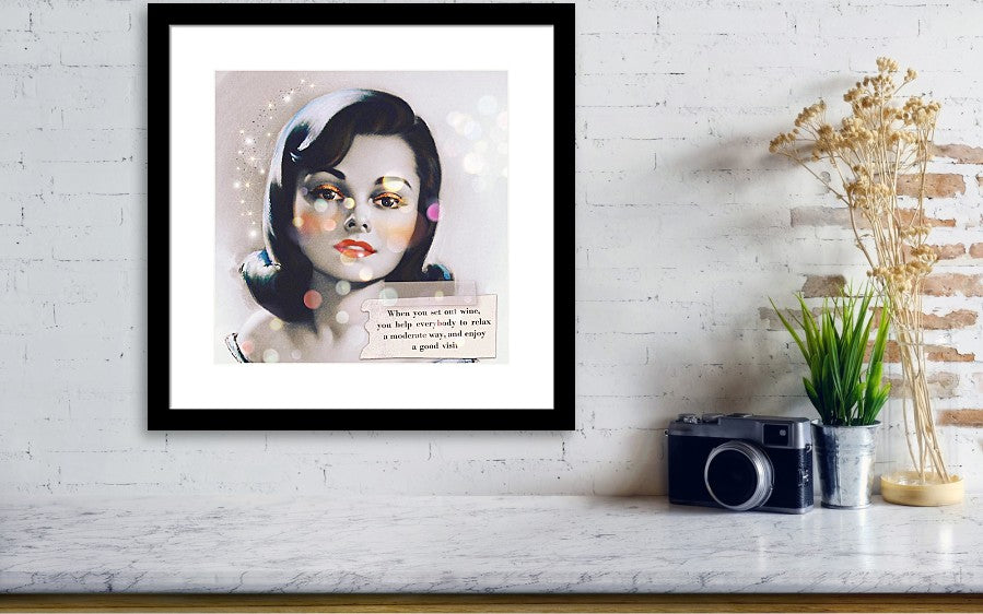 Rose' All Day, Friends! - Framed Print