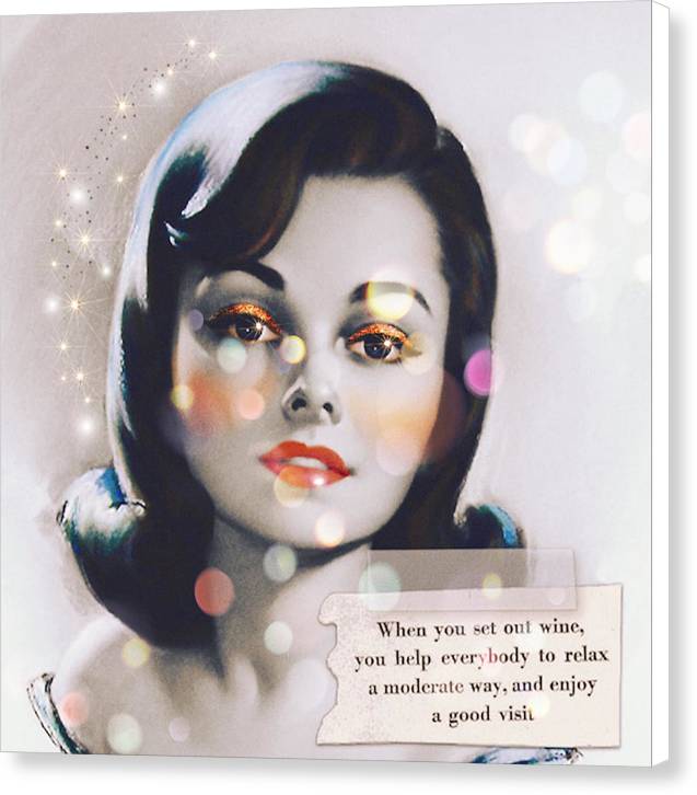 Rose' All Day, Friends! - Canvas Print