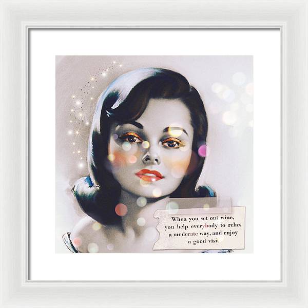 Rose' All Day, Friends! - Framed Print