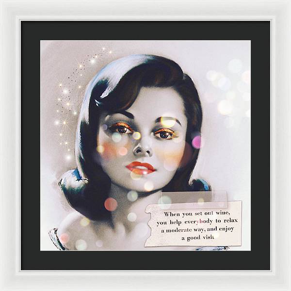 Rose' All Day, Friends! - Framed Print