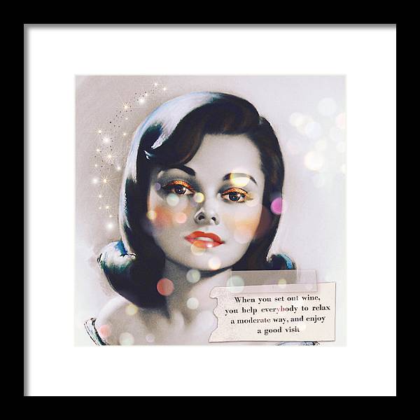 Rose' All Day, Friends! - Framed Print