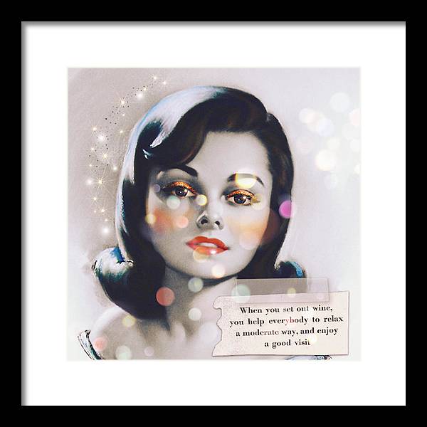 Rose' All Day, Friends! - Framed Print