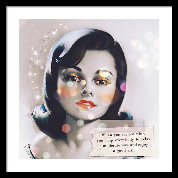Rose' All Day, Friends! - Framed Print