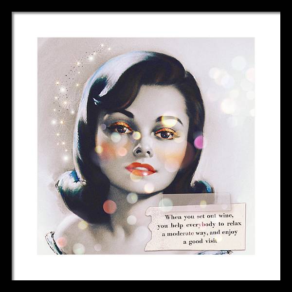 Rose' All Day, Friends! - Framed Print