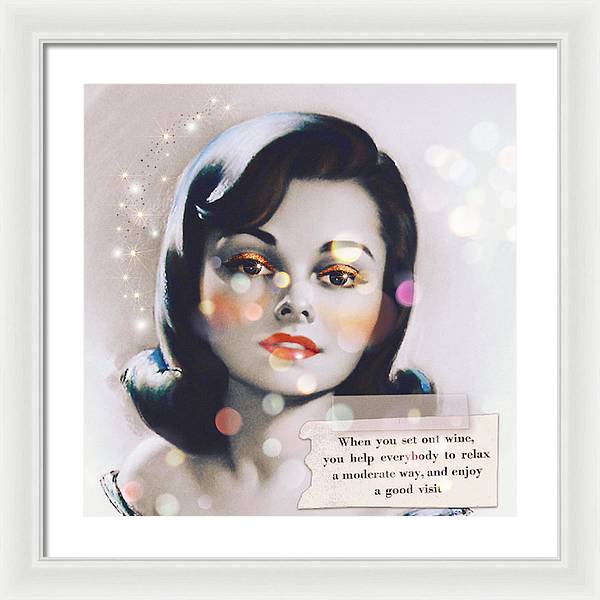 Rose' All Day, Friends! - Framed Print