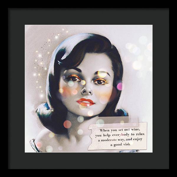 Rose' All Day, Friends! - Framed Print