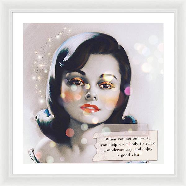 Rose' All Day, Friends! - Framed Print