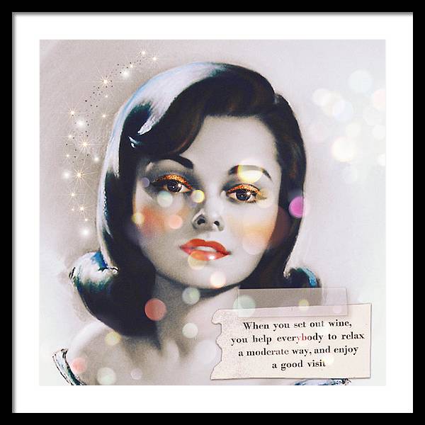 Rose' All Day, Friends! - Framed Print