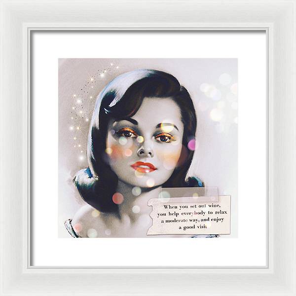 Rose' All Day, Friends! - Framed Print