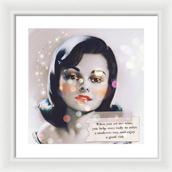 Rose' All Day, Friends! - Framed Print