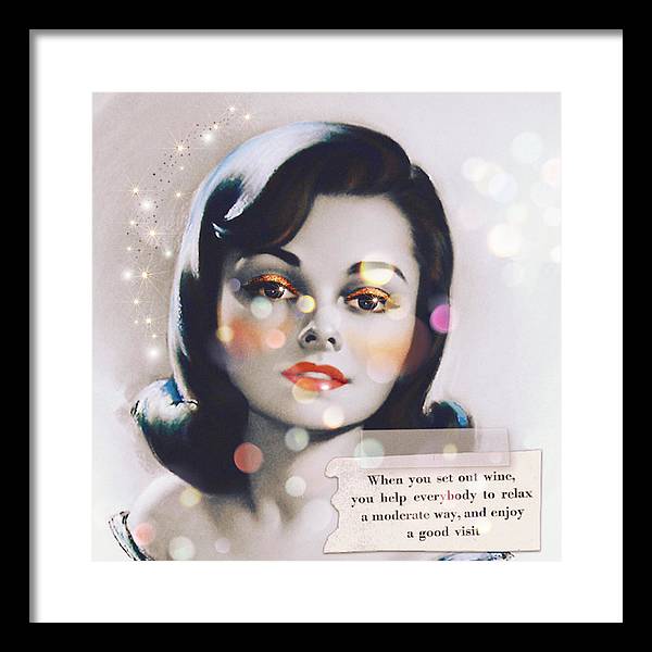 Rose' All Day, Friends! - Framed Print