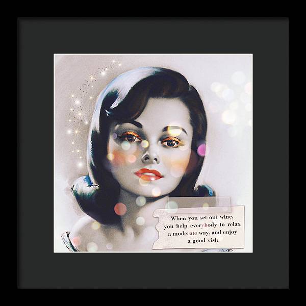 Rose' All Day, Friends! - Framed Print