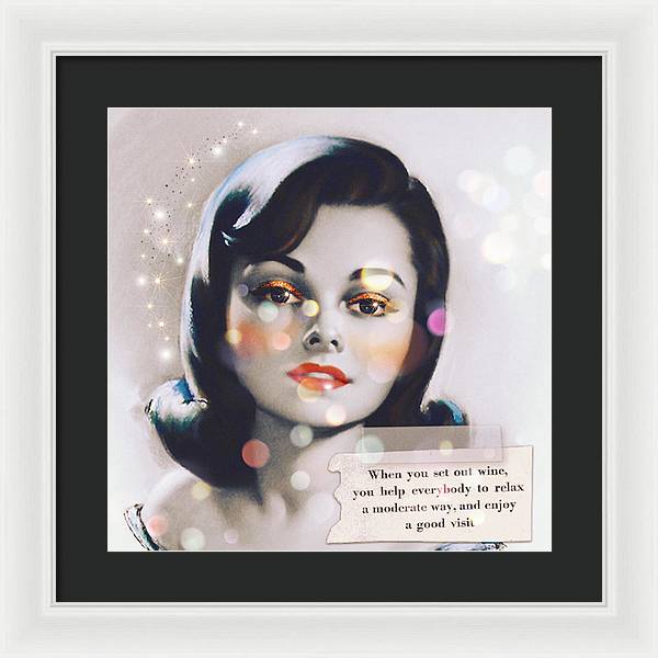Rose' All Day, Friends! - Framed Print