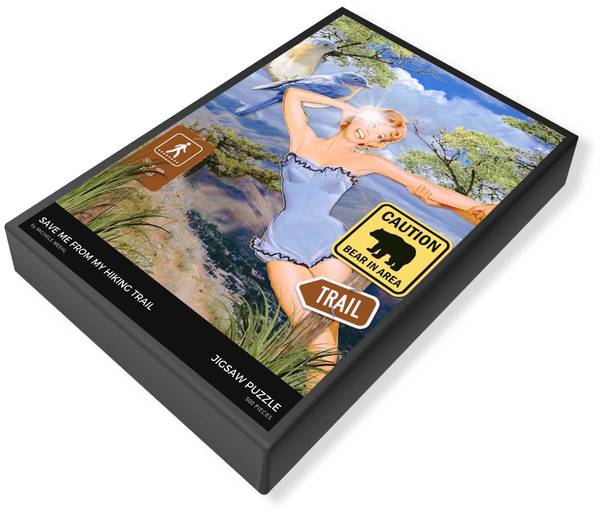 Save Me From My Hiking Trail Selfie - Jigsaw Puzzle