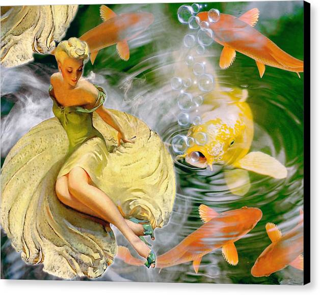 Smokin' On the Water - Canvas Print