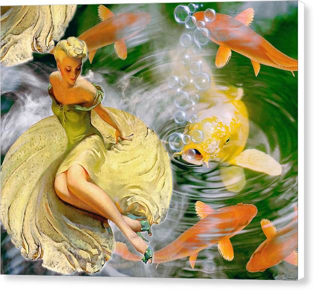 Smokin' On the Water - Canvas Print