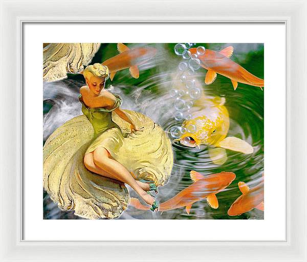 Smokin' On the Water - Framed Print