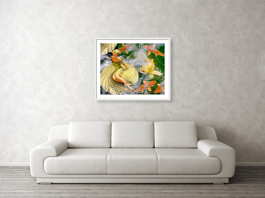Smokin' On the Water - Framed Print