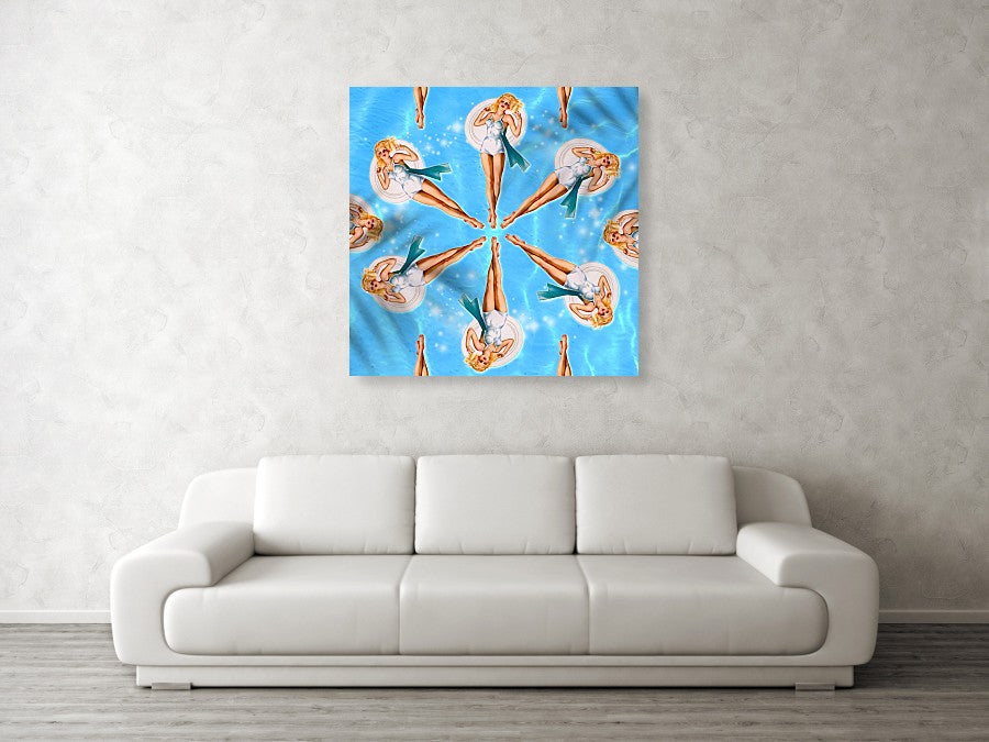 Synchronized Floating - Acrylic Print