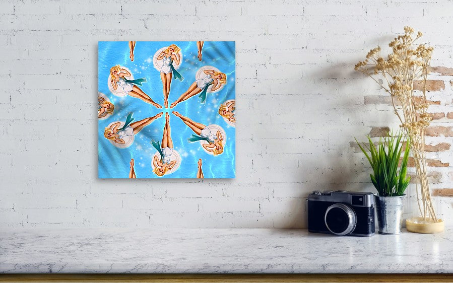 Synchronized Floating - Acrylic Print