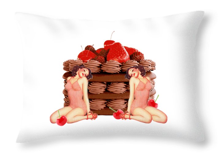 Two Tarts and a Torte - Throw Pillow