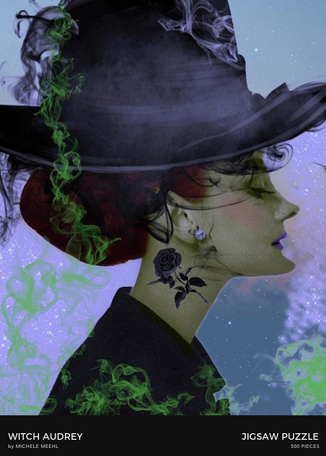 Witch Audrey - Halloween Puzzle