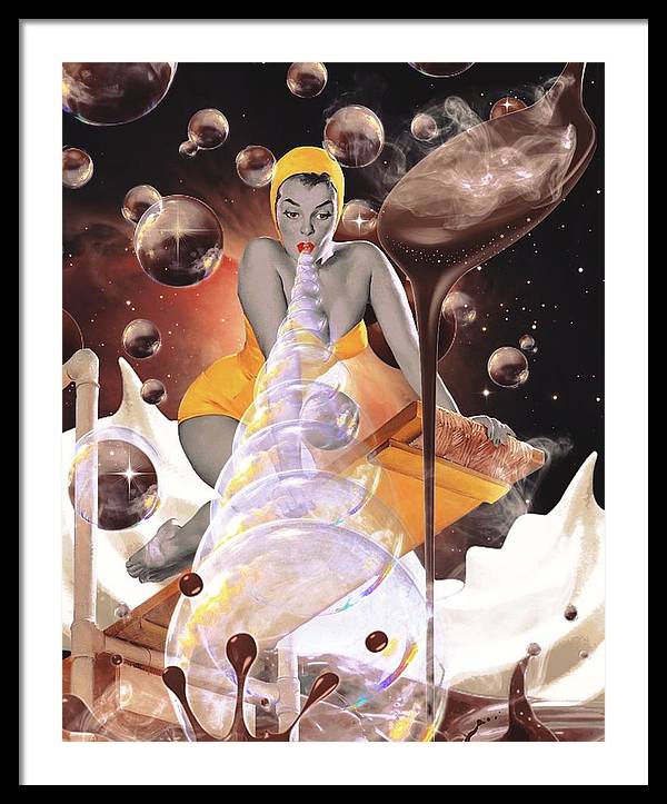 All She Had to Do Was Blow - Framed Print