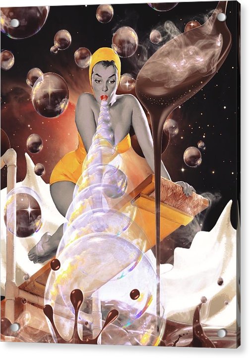 All She Had to Do Was Blow - Acrylic Print