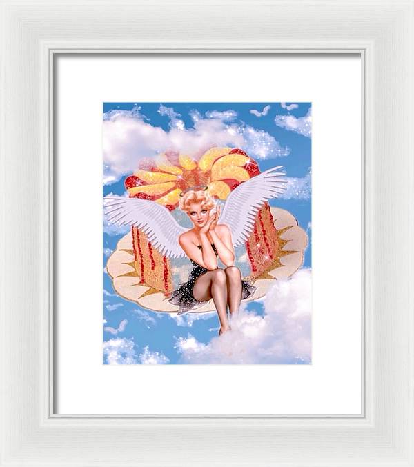 Angels' Food - Framed Print