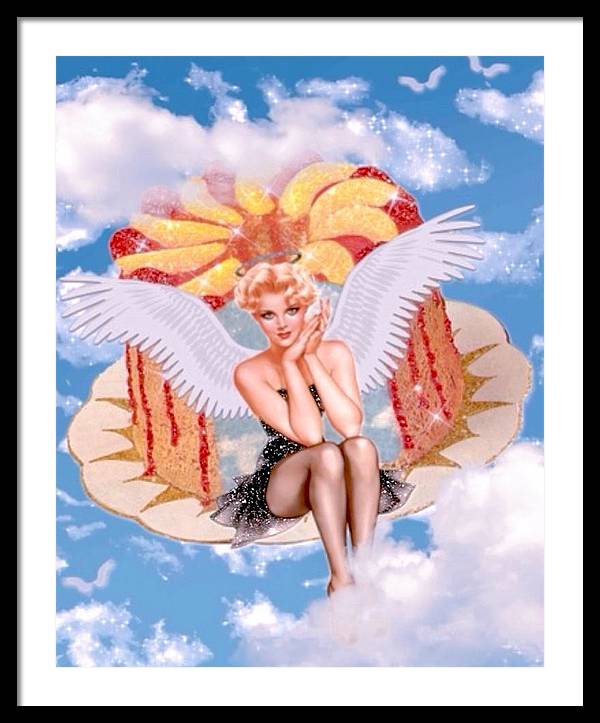Angels' Food - Framed Print