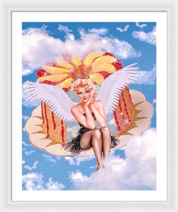 Angels' Food - Framed Print