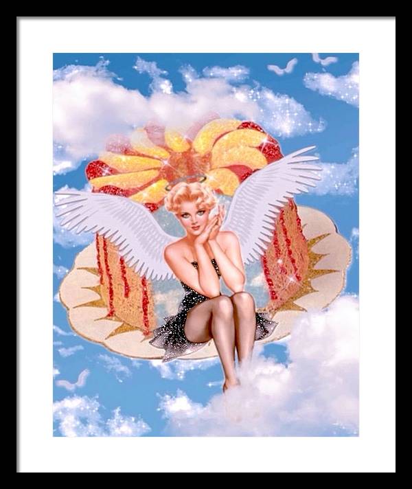 Angels' Food - Framed Print