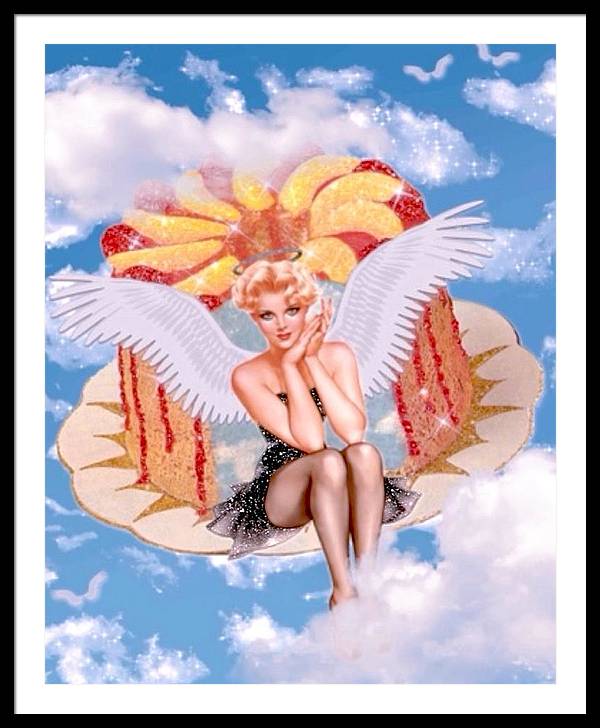 Angels' Food - Framed Print