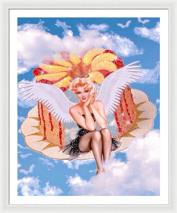 Angels' Food - Framed Print