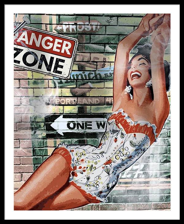 Danger Zone - Framed Print