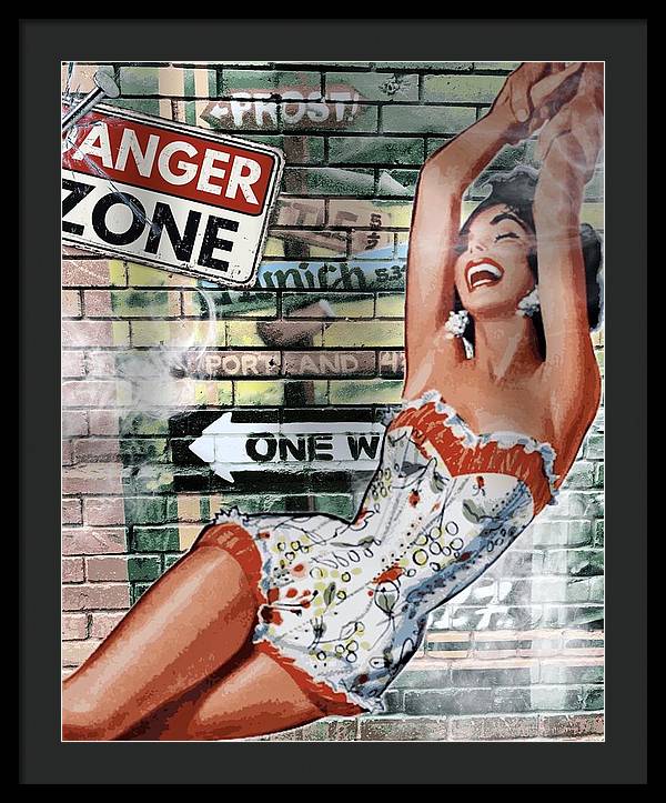 Danger Zone - Framed Print