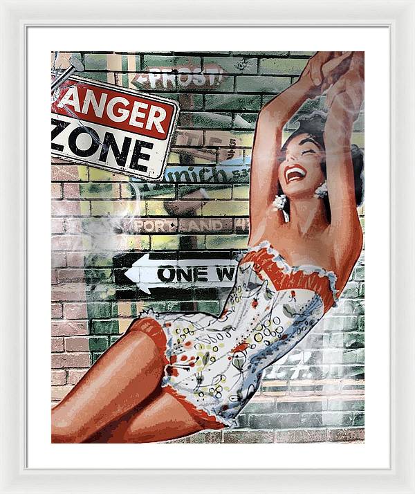 Danger Zone - Framed Print