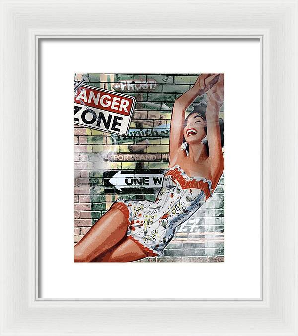Danger Zone - Framed Print