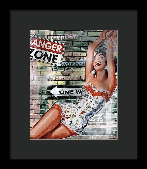 Danger Zone - Framed Print