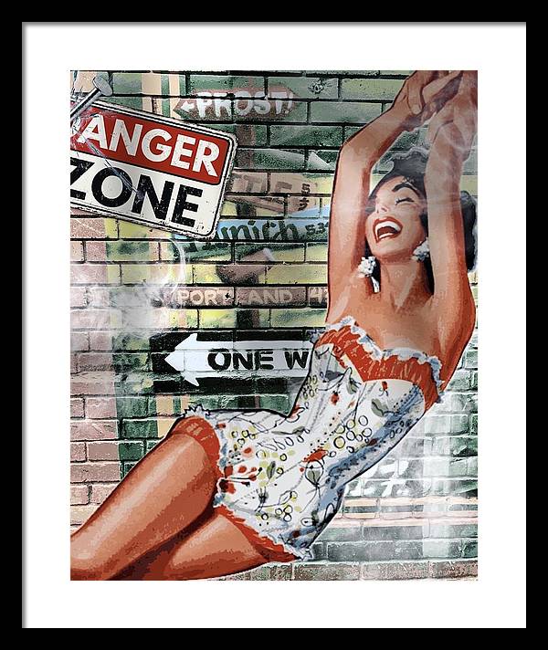 Danger Zone - Framed Print