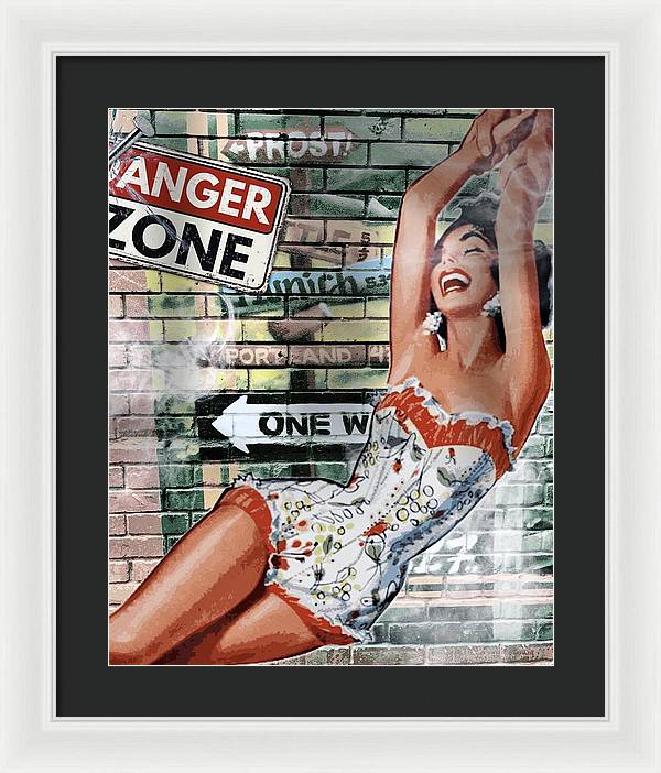 Danger Zone - Framed Print