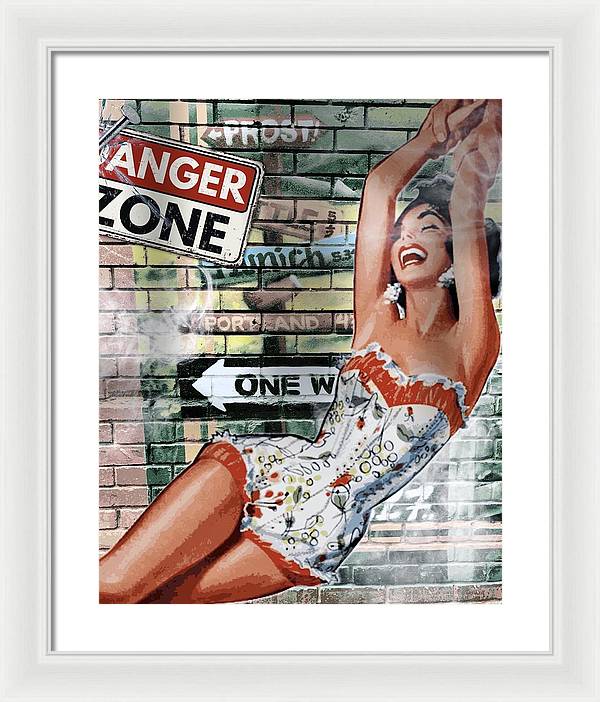 Danger Zone - Framed Print