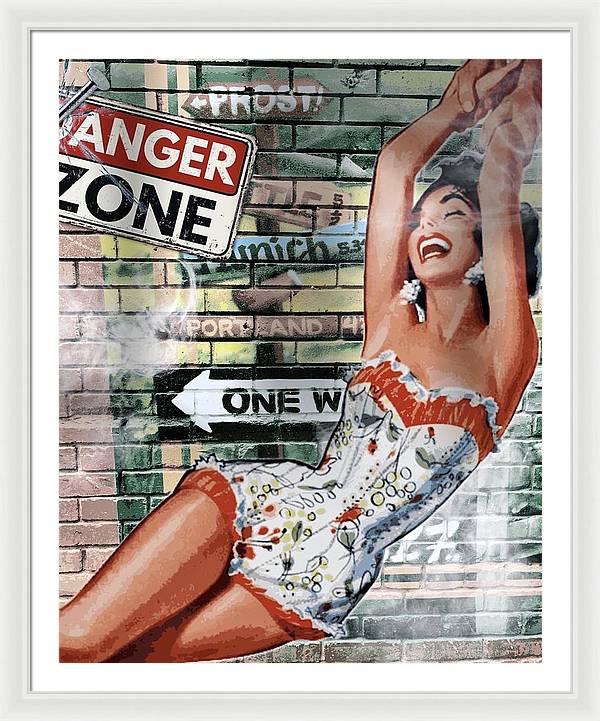 Danger Zone - Framed Print