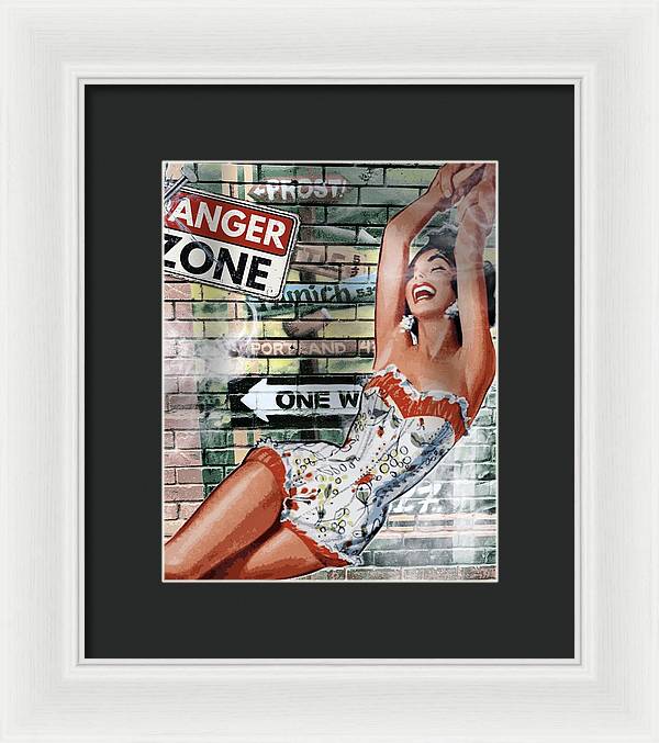 Danger Zone - Framed Print