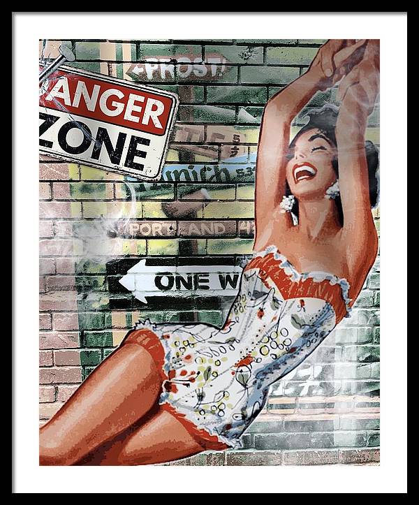 Danger Zone - Framed Print