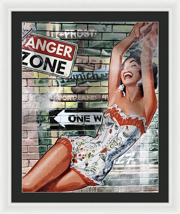 Danger Zone - Framed Print