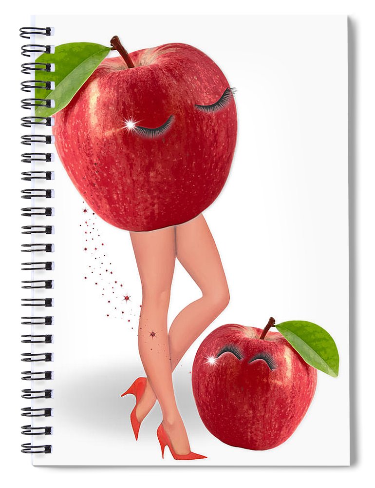Apple of Her Eye - Spiral Notebook