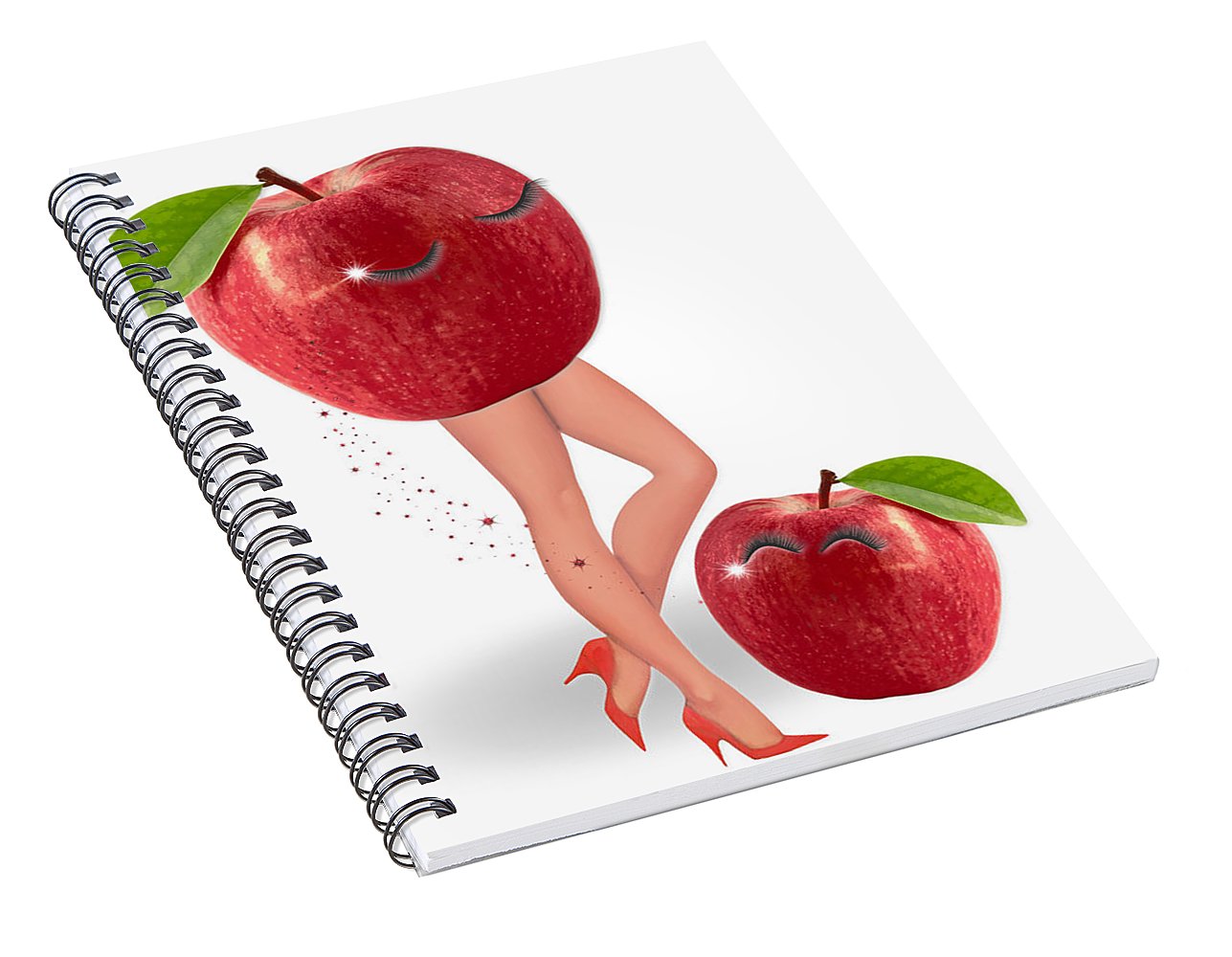 Apple of Her Eye - Spiral Notebook