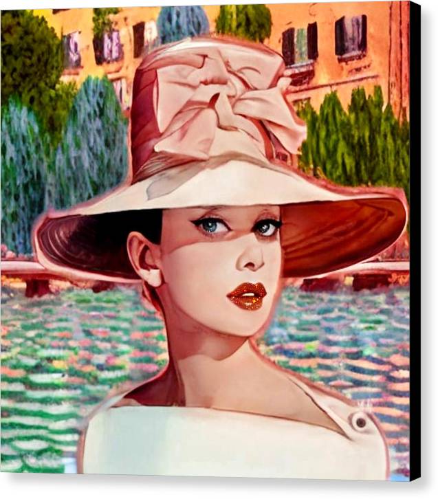 Audrey In Paris - Canvas Print