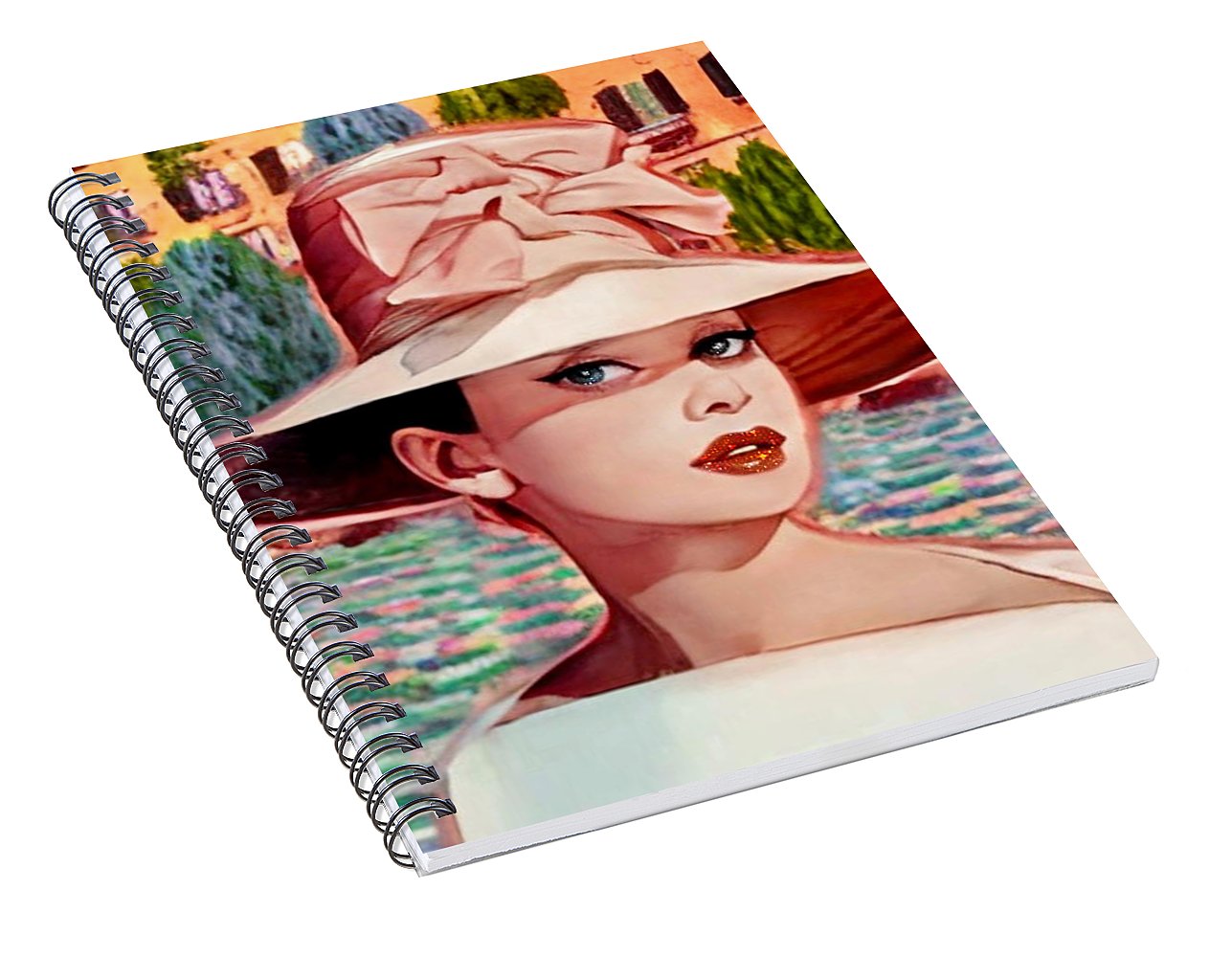 Audrey In Paris - Spiral Notebook